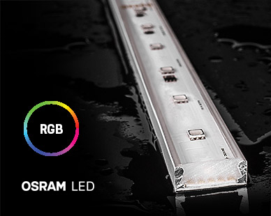 IP67 Outdoor non-flexible OSRAM LED linear lights